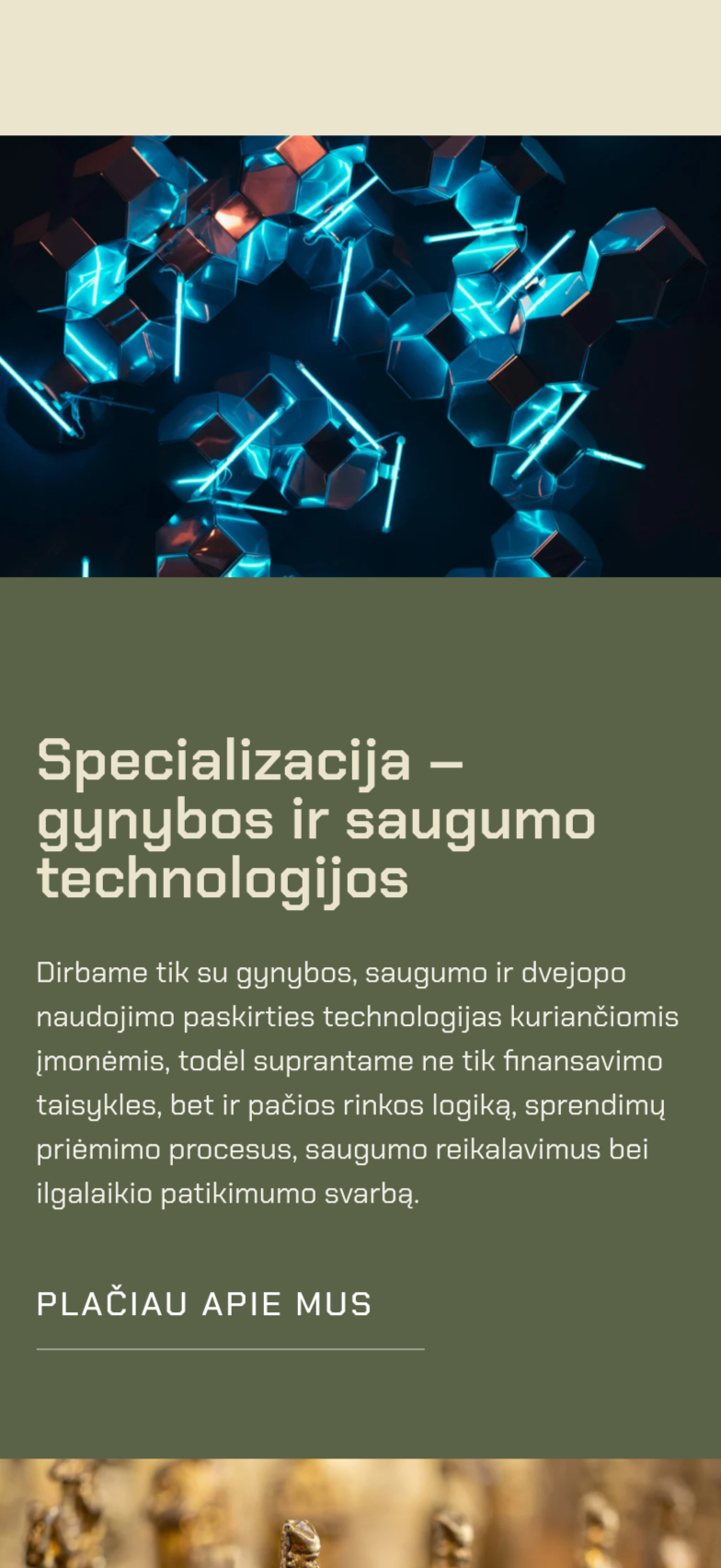 Miltech Consult mobile view